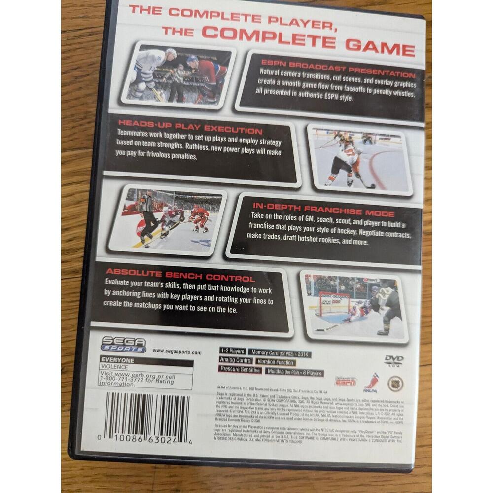 EA Sports Games PS2 NBA 2K7 Fight Night 2004 NHL 2008 NHL 2K3 CIB Playstation 2 - Picture 9 of 11